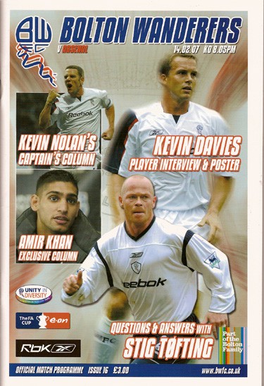 Bolton Wanderers FC v Arsenal FC